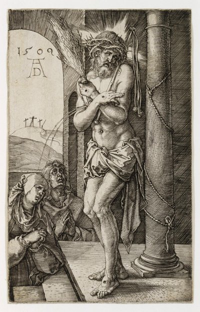 Man of Sorrows by the Column by Albrecht Dürer