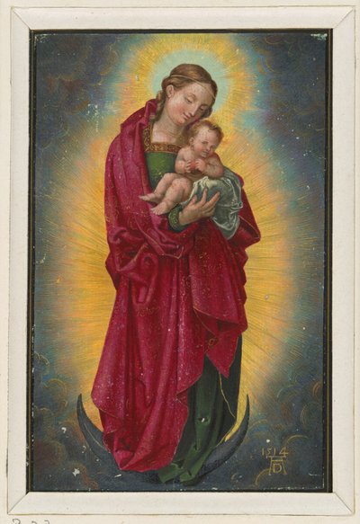 Mary Diadem and Child on the Crescent Moon by Albrecht Dürer