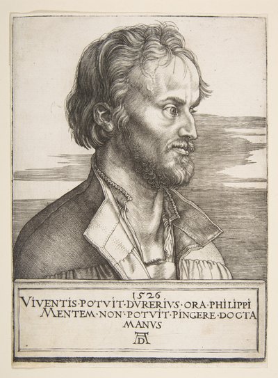 Philip Melanchthon by Albrecht Dürer