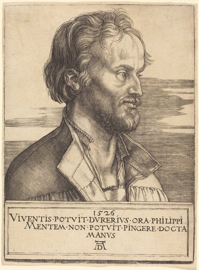 Philip Melanchthon by Albrecht Dürer