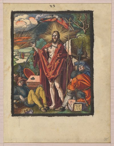 Resurrection, from The Small Woodcut Passion by Albrecht Dürer