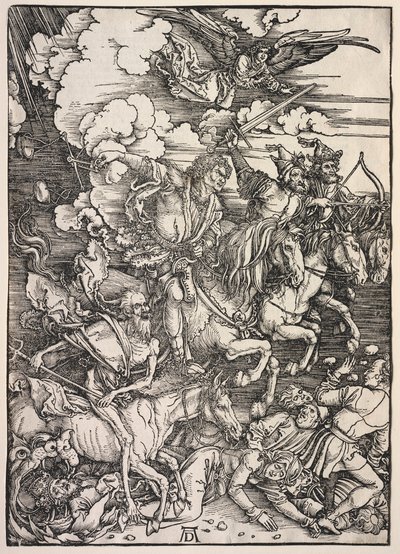 Revelation of St. John: The Four Horsemen, 1511 by Albrecht Dürer
