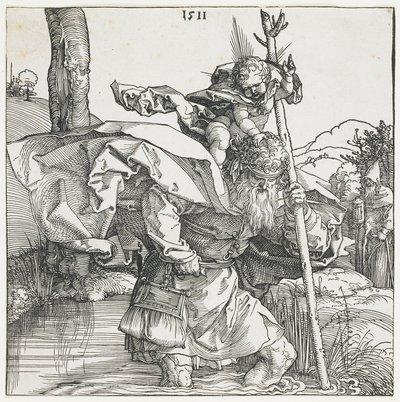 Saint Christopher by Albrecht Dürer