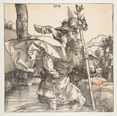 Saint Christopher by Albrecht Dürer