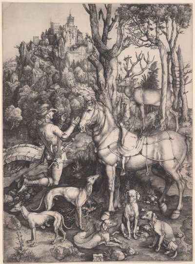 Saint Eustace by Albrecht Dürer
