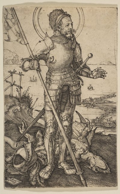 Saint George Standing by Albrecht Dürer