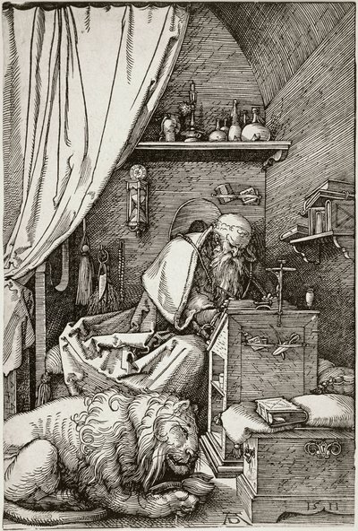 Saint Jerome in His Cell (Bartsch 114) by Albrecht Dürer