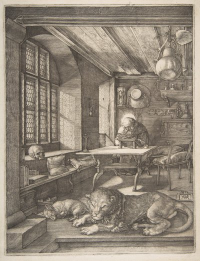 Saint Jerome in His Study by Albrecht Dürer