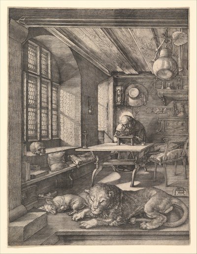 Saint Jerome in His Study by Albrecht Dürer