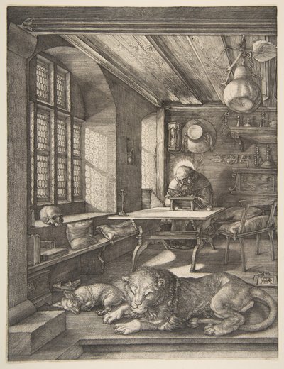 Saint Jerome in His Study by Albrecht Dürer