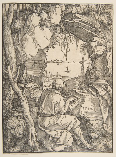 Saint Jerome in a Cave by Albrecht Dürer