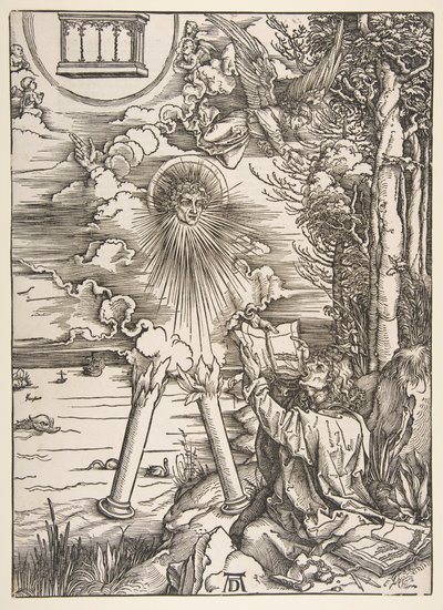 Saint John Devouring the Book, from "The Apocalypse" by Albrecht Dürer