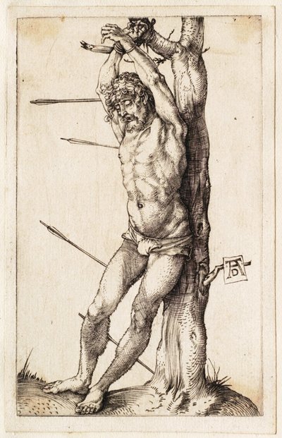 Saint Sebastian Bound to the Tree by Albrecht Dürer