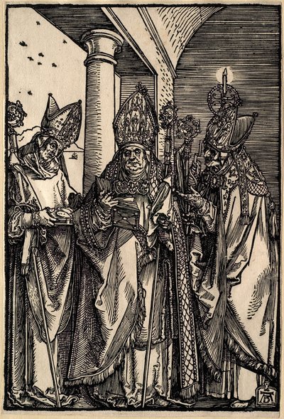 Saints Nicholas, Ulrich and Erasmus by Albrecht Dürer