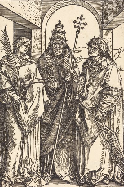 Saints Stephen, Sixtus, and Lawrence, c. 1504-1505 by Albrecht Dürer