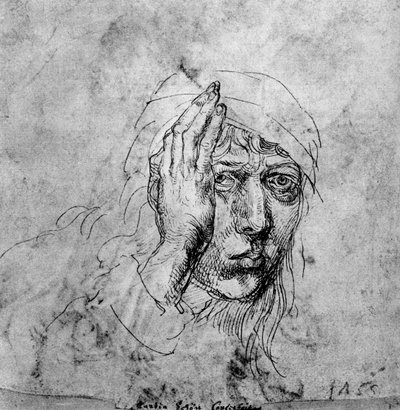 Self Portrait with a Bandage by Albrecht Dürer