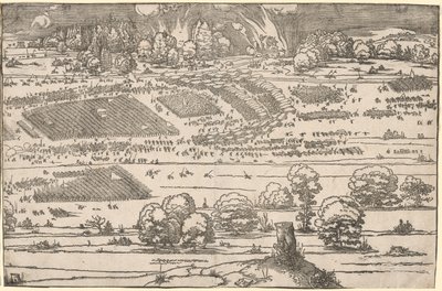 Siege of a Fortress: Left Portion by Albrecht Dürer