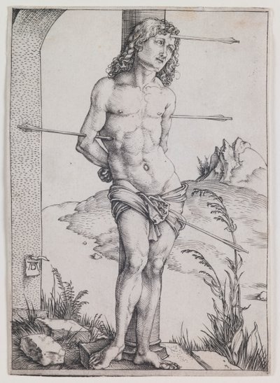 St. Sebastian at the Column by Albrecht Dürer