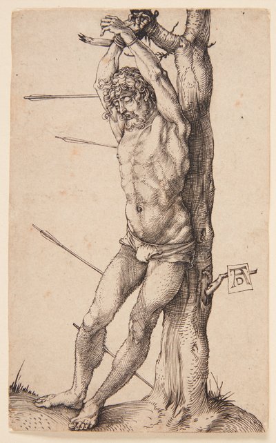 St. Sebastian at the Tree by Albrecht Dürer