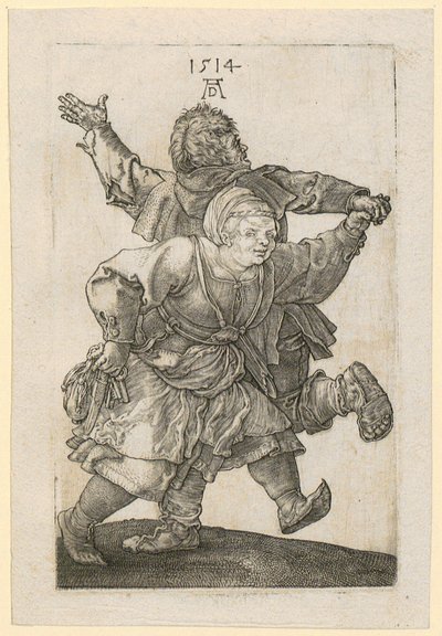 Dancing Peasant Couple by Albrecht Dürer