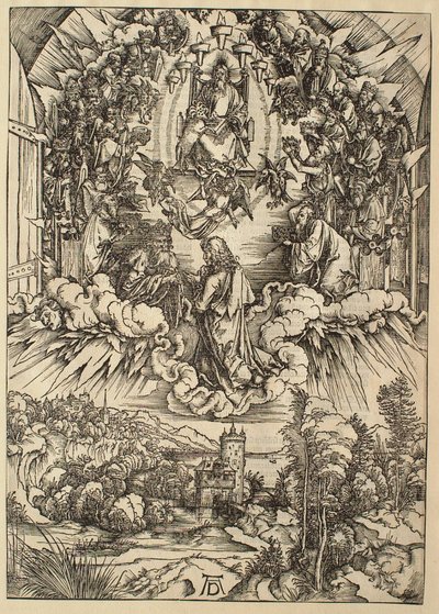 The Apocalypse: Saint John before God and the Elders by Albrecht Dürer