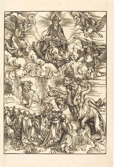 The Beast with Two Horns Like a Lamb by Albrecht Dürer