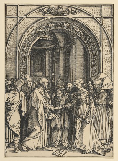 The Betrothal of the Virgin, from The Life of the Virgin by Albrecht Dürer