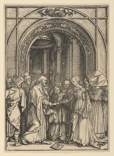 The Betrothal of the Virgin, from The Life of the Virgin by Albrecht Dürer