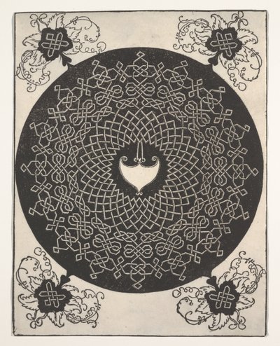 The First Knot (Interlace Pattern with White Medallion) by Albrecht Dürer