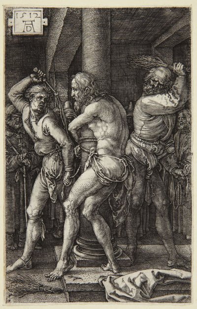 The Flagellation (Engraved Passion series) by Albrecht Dürer
