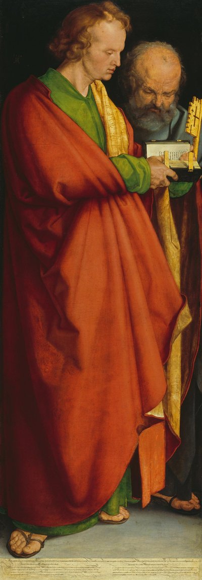 The Four Apostles: Saints John and Peter by Albrecht Dürer