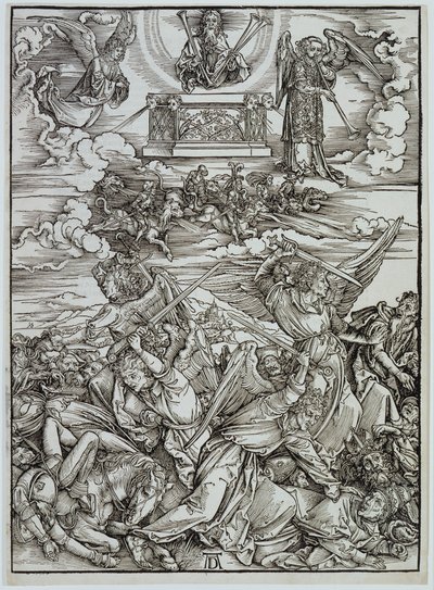 The Four Avenging Angels of Euphrates, from the series “The Apocalypse” by Albrecht Dürer