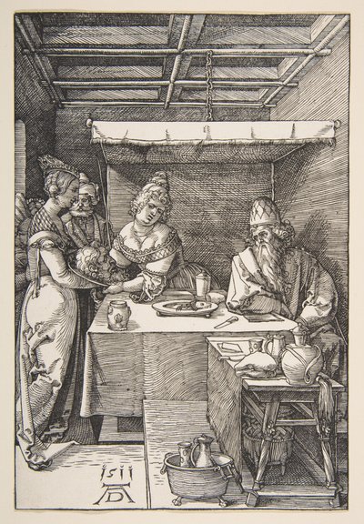 The Head of Saint John the Baptist Brought to Herod by Albrecht Dürer