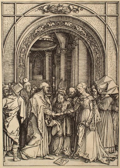 The Life of the Virgin: The Betrothal of the Virgin by Albrecht Dürer