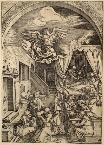 The Life of the Virgin: The Birth of the Virgin by Albrecht Dürer