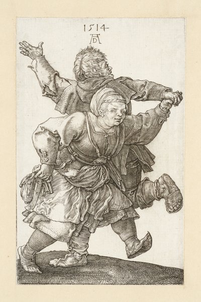 The Peasant Couple Dancing by Albrecht Dürer