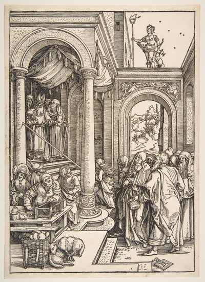 The Presentation of the Virgin in the Temple, from "The Life of the Virgin" by Albrecht Dürer