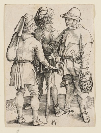 Three Market Peasants by Albrecht Dürer