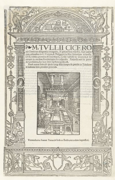 Title page of Cicero