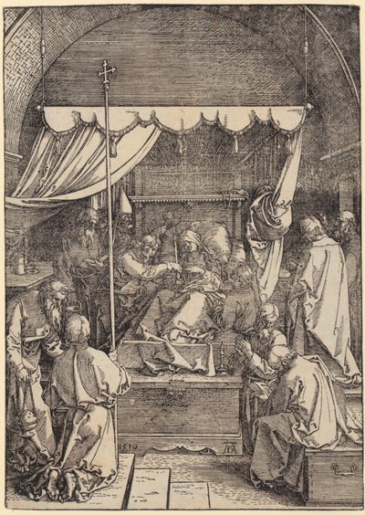 Death of Mary by Albrecht Dürer