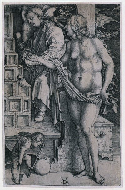 Temptation of the Idler by Albrecht Dürer