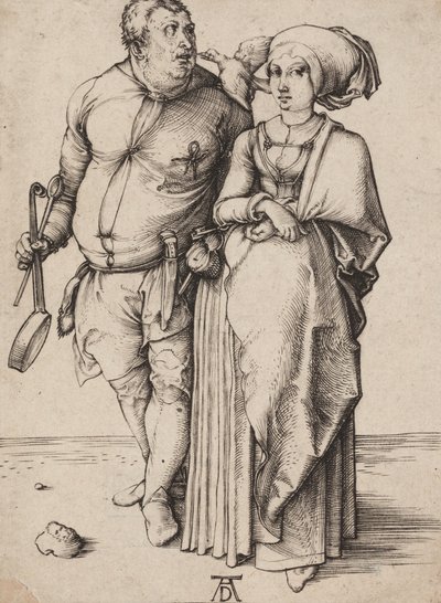 A Cook and His Wife, c.1496 by Albrecht Dürer