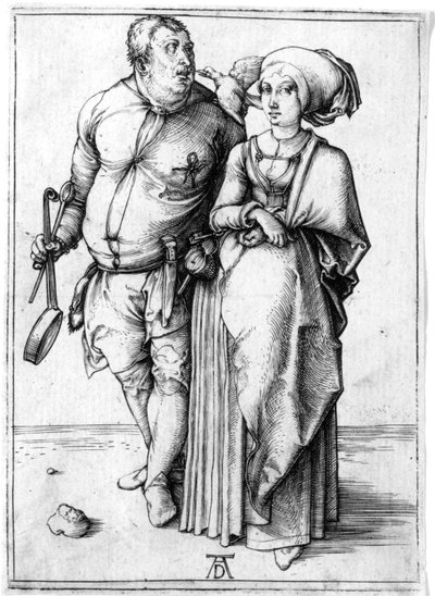 A Cook and his Wife, c.1496 by Albrecht Dürer
