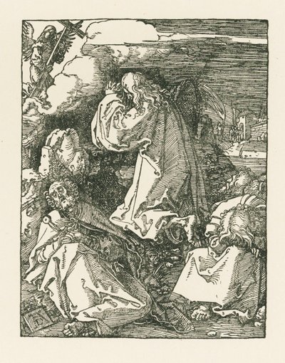 Agony in the Garden - Christ on the Mount of Olives by Albrecht Dürer or Duerer