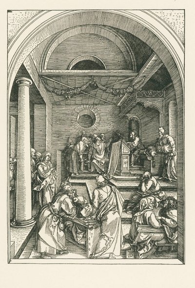 Christ Among the Doctors in the Temple by Albrecht Dürer or Duerer
