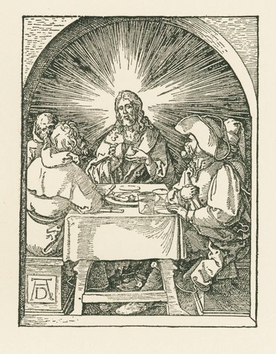 Christ and the Disciples at Emmaus by Albrecht Dürer or Duerer