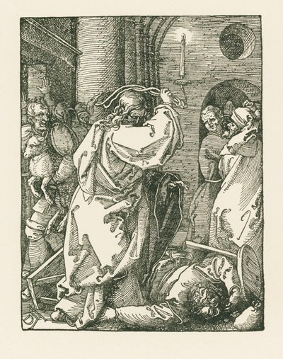 Christ Driving the Merchants from the Temple by Albrecht Dürer or Duerer