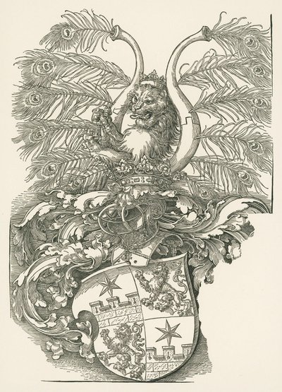 Coat of Arms of Roggendorf by Albrecht Dürer or Duerer