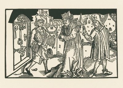 Davus, Simo, and Chremes by Albrecht Dürer or Duerer