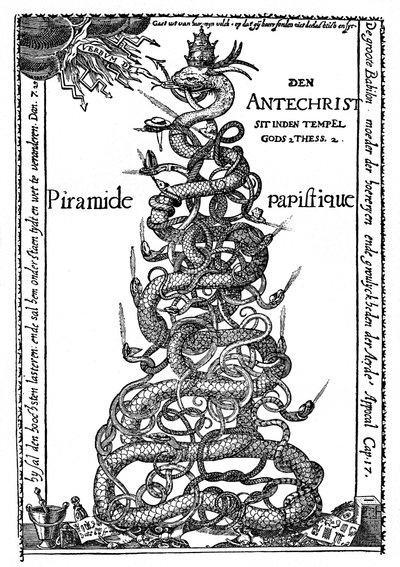 Dutch satirical engraving entitled 